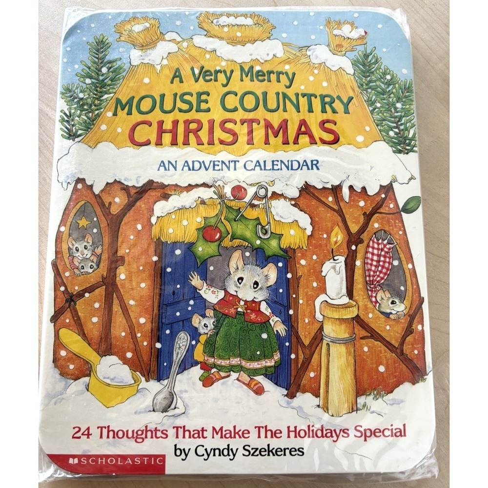 A Very Merry Mouse Country Christmas Advent Calendar NIP Scholastic Szekeres 1st
